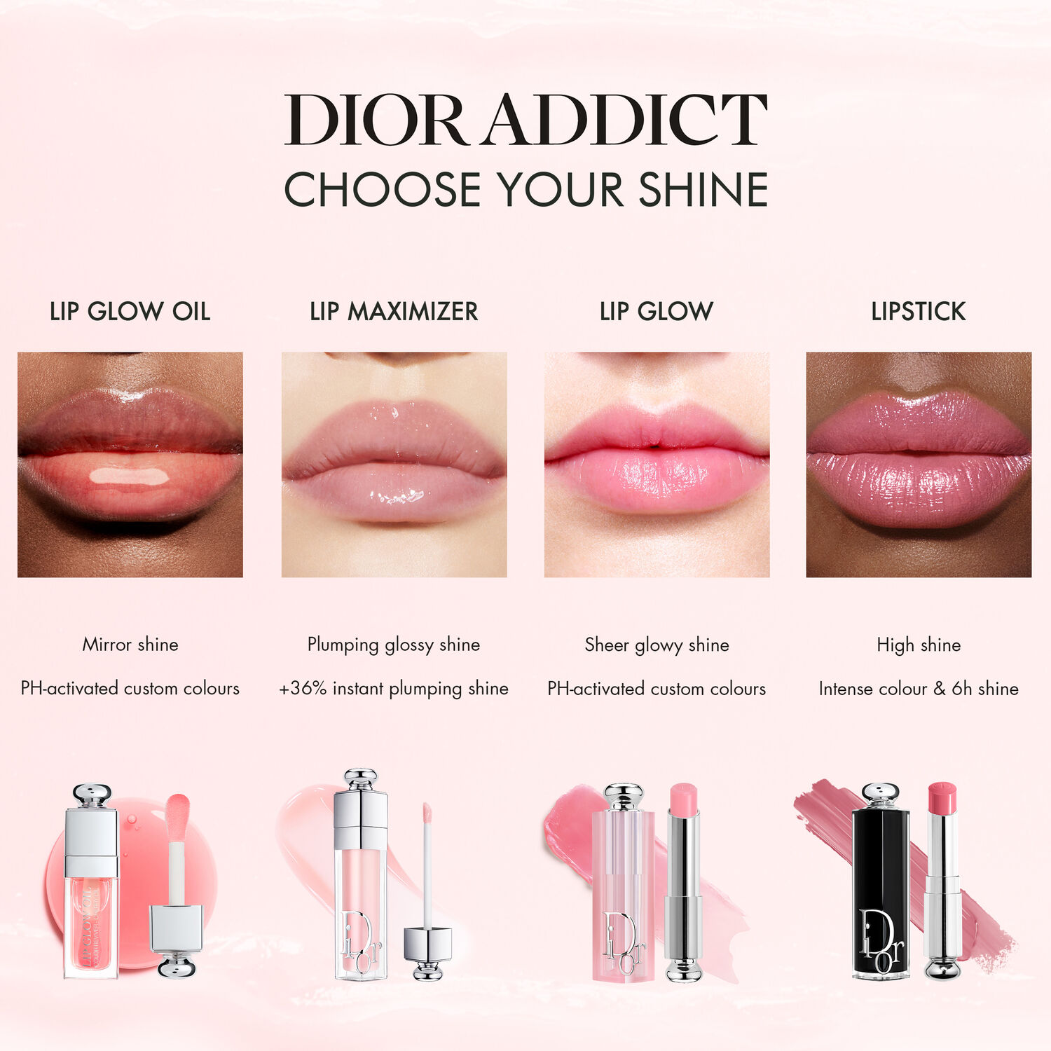 DIOR ADDICT LIP GLOW BÁLSAMO LABIAL HIDRATANTE 48 H, COLOR ACTIVADO POR EL PH (BÁLSAMO HIDRATANTE PARA LABIOS)